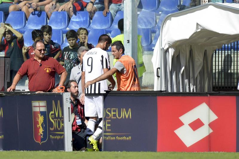 Juventus allarme: Morata, ma anche Manduzkic con guai muscolari