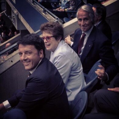 Renzi, non solo Pennetta: “Calcio? L’Italia vince dal ciclismo a…”