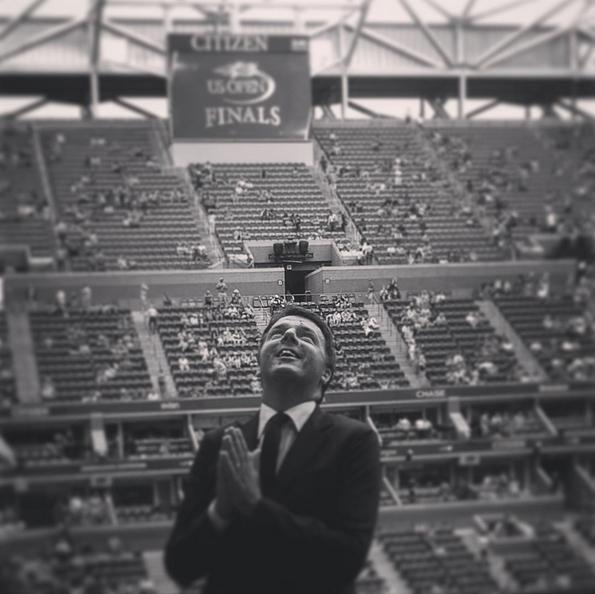 Renzi, non solo Pennetta: “Calcio? L’Italia vince dal ciclismo a…”