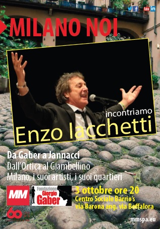 Milano Noi, MM nelle periferie con gli artisti milanesi. Tocca a Iacchetti