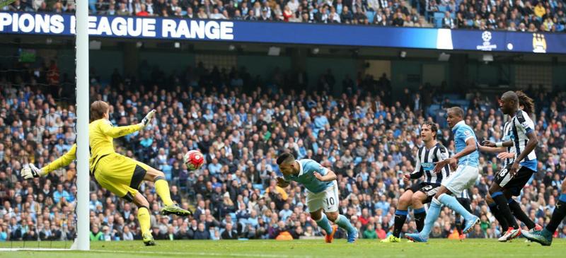 Aguero come Lewandowski: 5 reti nel 6-1 di Manchester City-Newcastle