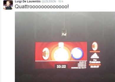 De Laurentiis Jr: tweet beffardo da Napoli contro il Milan e Berlusconi