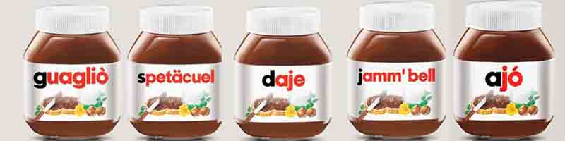 Nutella parla in dialetto. Ecco i nuovi vasetti Nutella parla in dialetto. Ecco i nuovi vasetti