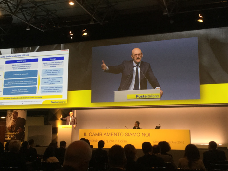 Poste in Borsa, Caio ad Affari: “Inizio di una nuova fase per il Paese”