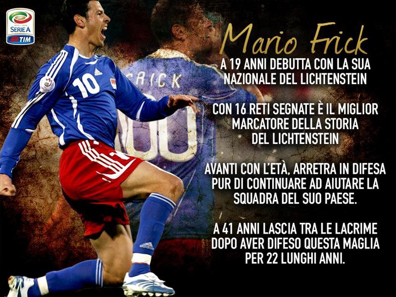 Frick: addio nazionale dopo 22 anni. Il tributo della Lega serie A Frick: addio nazionale dopo 22 anni. Il tributo della Lega serie A
