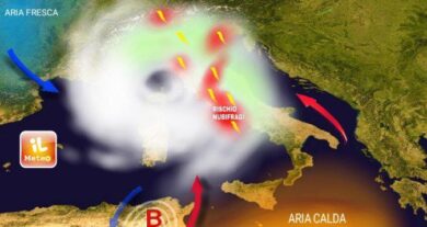 Previsioni  meteo/ Ciclone forza 1 in azione, maltempo al Centro-Nord