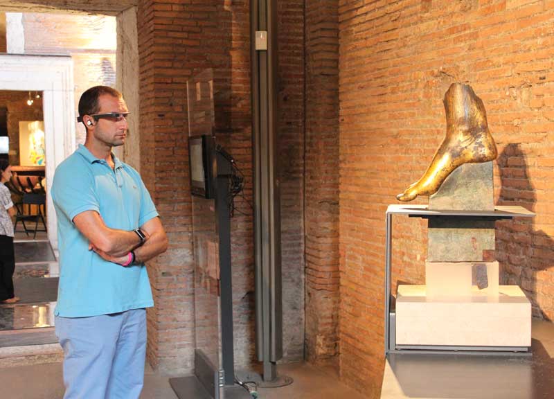 Due lenti e i Mercati di Traiano prendono vita. Manca solo che la storia si metta a “respirare” Due lenti e i Mercati di Traiano prendono vita. Manca solo che la storia si metta a “respirare”
