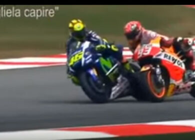 Valentino Rossi vs Marquez: ecco il video che scagiona il Dottore