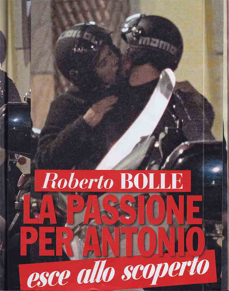 Roberto Bolle, baci appassionati con il suo compagno Antonio Spagnolo