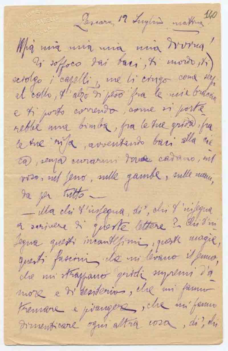 Martino Zanetti dona al Vittoriale la più grande collezione italiana di documenti e lettere di d’Annunzio Martino Zanetti dona al Vittoriale la più grande collezione italiana di documenti e lettere di d’Annunzio