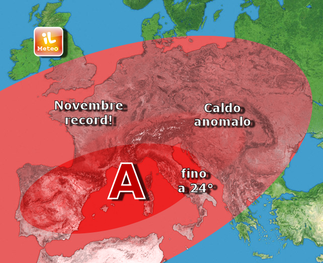 Previsioni meteo, caldo record in Italia con l’estate di San Martino Previsioni meteo, caldo record in Italia con l’estate di San Martino