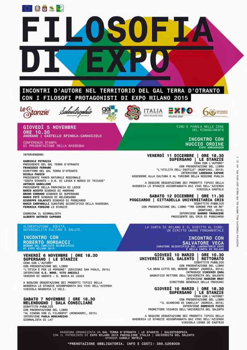 Incontri d’autore nel territorio del GAL Terra d’Otranto con i filosofi