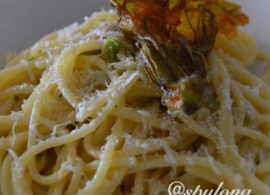 Cacio, pepe e fiori di zucca: con birra Duvel