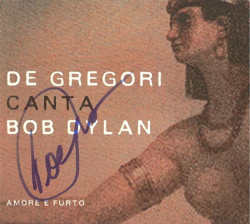 Francesco De Gregori nelle decadi fedele. A Bob Dylan