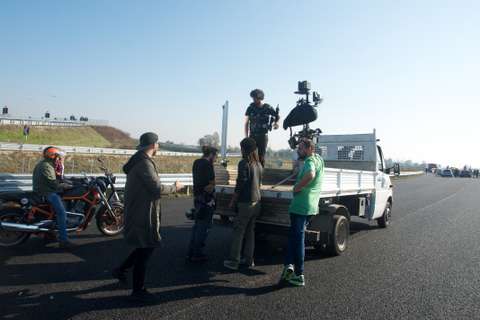 J-Ax ed Elio, video da record su una strada Teem. FOTO GALLERY