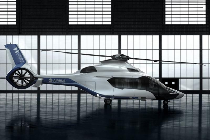Airbus Helicopters e Peugeot Design Lab presentano l’elicottero H160 Airbus Helicopters e Peugeot Design Lab presentano l’elicottero H160
