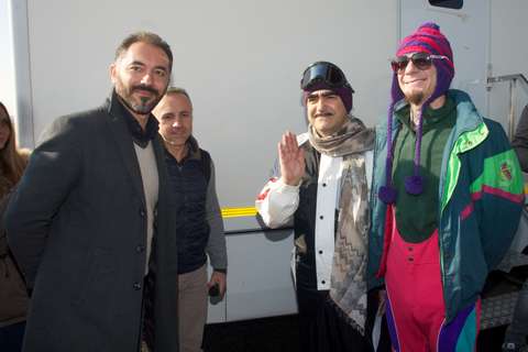 J-Ax ed Elio, video da record su una strada Teem. FOTO GALLERY