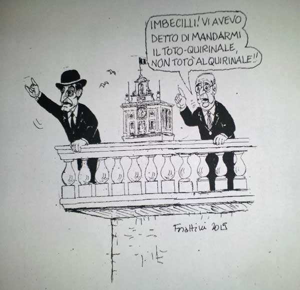 L’Italia di Forattini va all’asta L’Italia di Forattini va all’asta