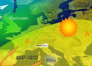 Meteo, weekend di sole e nebbia, ma pioggia e neve sono in agguato