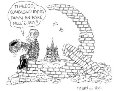 L’Italia di Forattini va all’asta