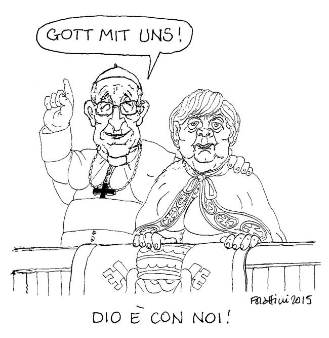 L’Italia di Forattini va all’asta L’Italia di Forattini va all’asta