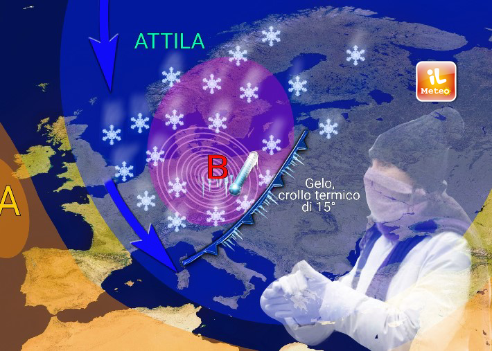 Meteo: Attila raggiunge l’Italia; pioggia, vento e neve su… Meteo: Attila raggiunge l’Italia; pioggia, vento e neve su…