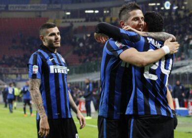 Inter, stavolta ci sono anche i gol. 4-0 al Frosinone e 1° posto