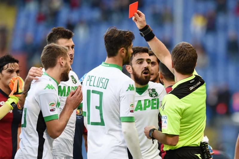 Berardi, confermata la stangata del Giudice Sportivo Berardi, confermata la stangata del Giudice Sportivo