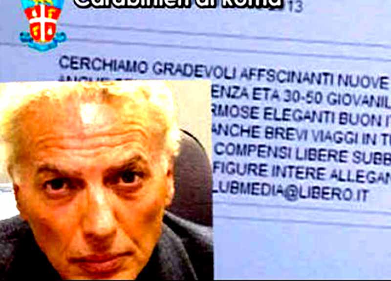 Hostess drogate, rapinate e violentate. Sono 27 le vittime del fotografo Franciosi Hostess drogate, rapinate e violentate. Sono 27 le vittime del fotografo Franciosi