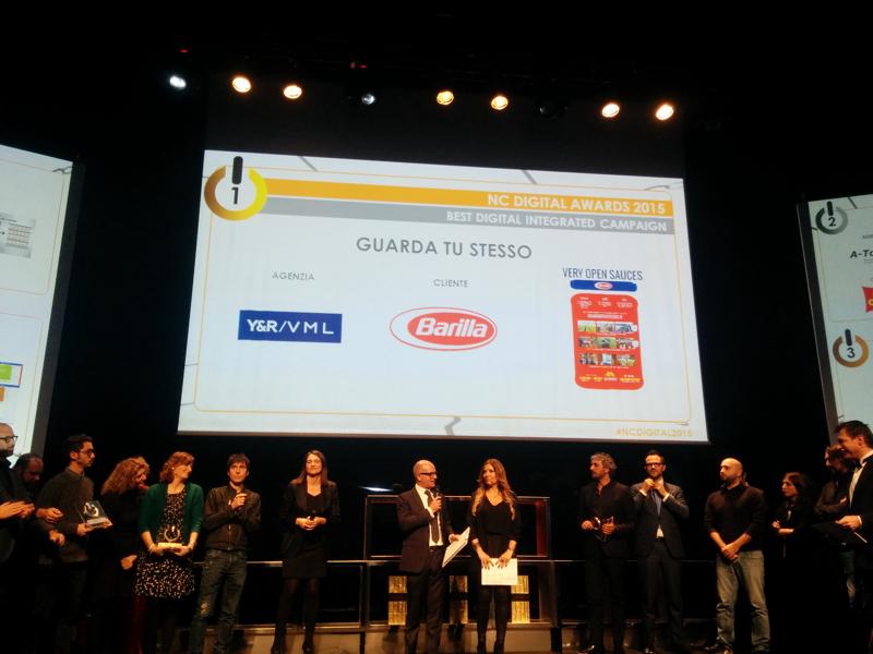 NC Digital Award 2015, Y&R/VML e Vicky Gitto fanno il pieno