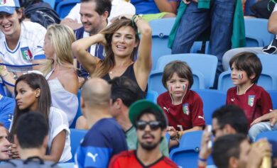Seredova pareggia i conti: è 1-1 con Ilaria D’Amico e Buffon