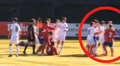 Zidane, da Zinedine al figlio Luca: espulso per una testata. Video