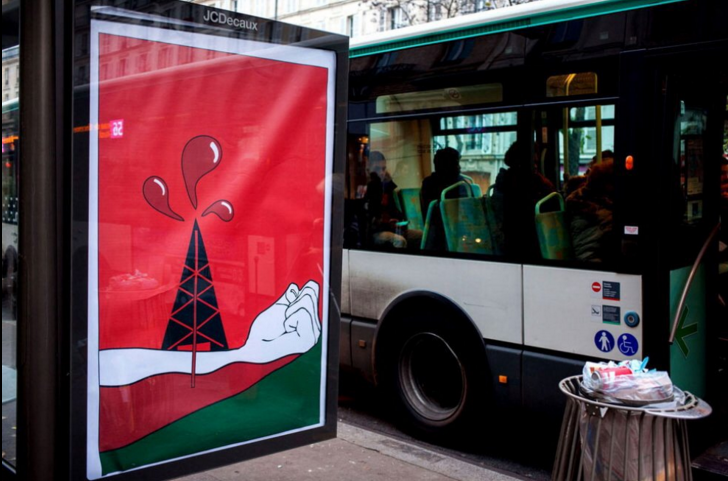 Cop 21, brandalismo contro l’ipocrisia dei marchi Cop 21, brandalismo contro l’ipocrisia dei marchi