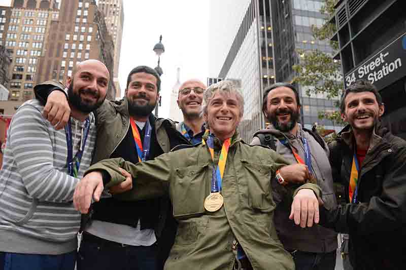 Roberto, Alberto e Fabio emofilici e maratoneti