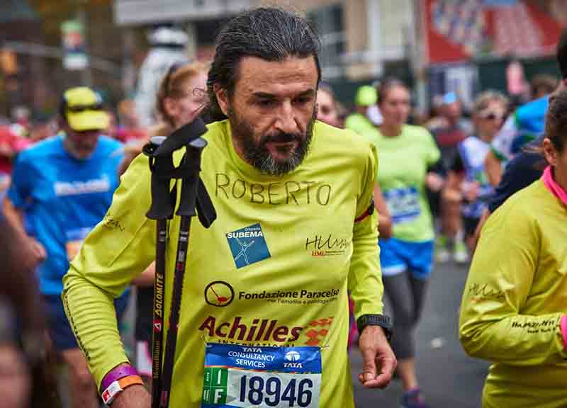 Roberto, Alberto e Fabio emofilici e maratoneti