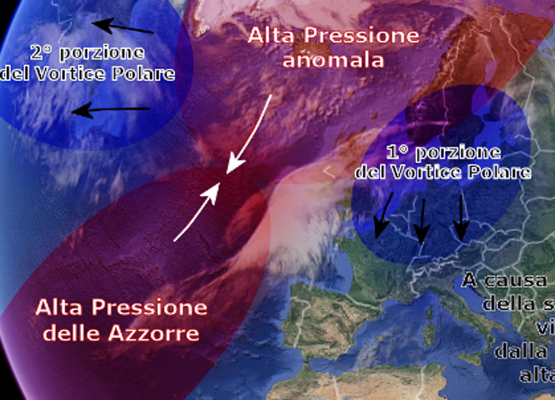 Meteo, il vortice polare si spacca. Gelo e neve in pianura Meteo, il vortice polare si spacca. Gelo e neve in pianura