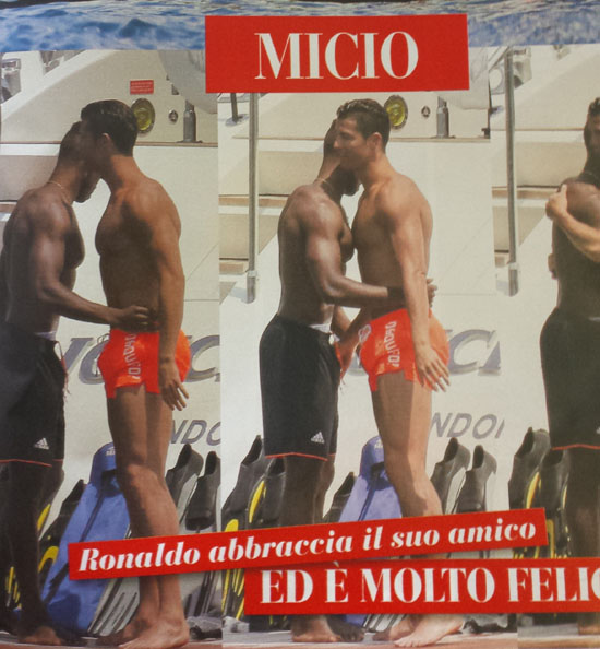 “Cristiano Ronaldo è gay: ora sta con un kickboxer. Ecco chi è” “Cristiano Ronaldo è gay: ora sta con un kickboxer. Ecco chi è”