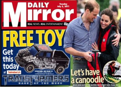 Daily Mirror, ritorno alla carta: pronto un nuovo tabloid popolare