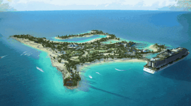 MSC Crociere affitta un’isola delle Bahamas per 100 anni