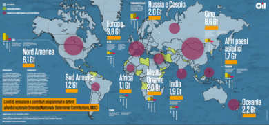 Co2, il mondo delle emissioni in un’infografica