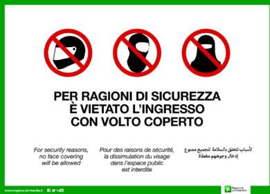 Lombardia, attivo il divieto per Burqa e Niqab. Foto