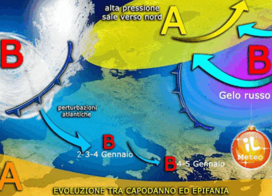 Ci siamo: arrivano il freddo e la neve