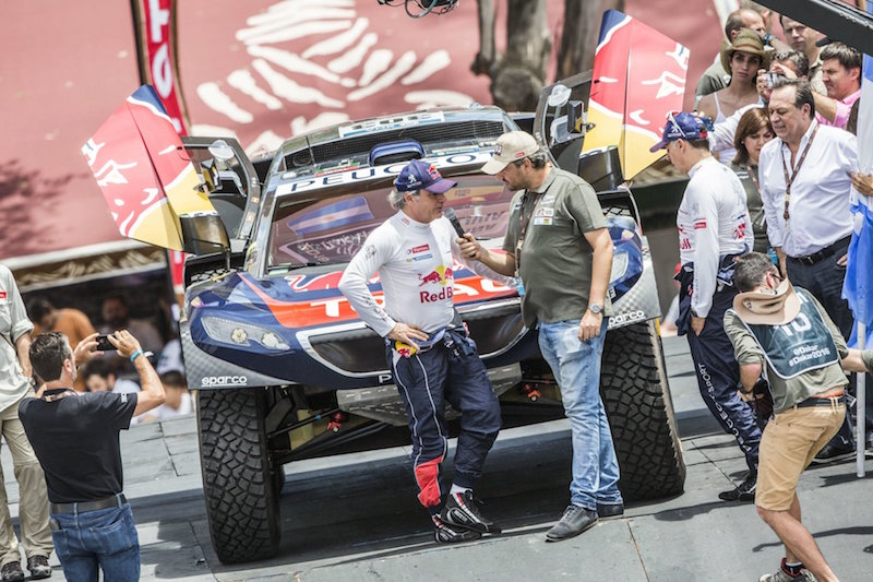 Dakar2016: Sainz e la Peugeot 2008 DKR secondi nel prologo Dakar2016: Sainz e la Peugeot 2008 DKR secondi nel prologo
