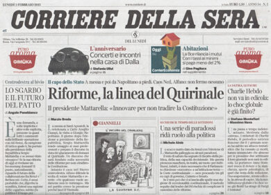 Leggo il Corriere della Sera e quindi…sono proprio un masochista