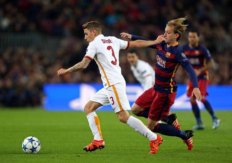 Roma, brutto incidente per Digne fuori da Trigoria