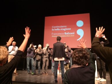 Coda contro coda, folla per Francesca Balzani. La diretta di Affari