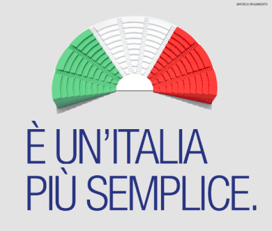 Riforme Costituzionali, è un’Italia più semplice