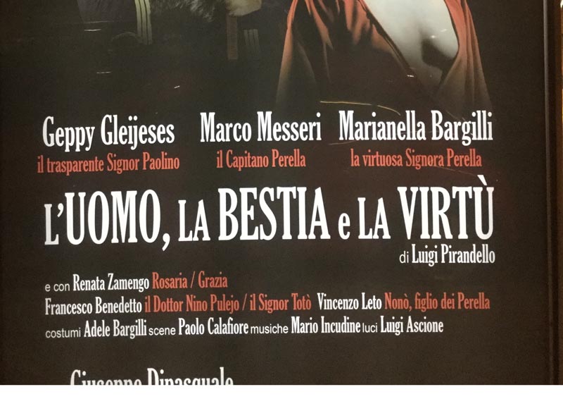 Gleijeses e Messeri in un Pirandello divertente e virtuoso