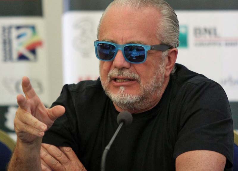 Napoli, De Laurentiis collera con la giornalista. Poi le scuse. VIDEO