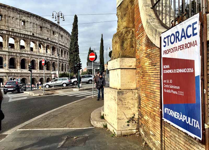 “Storace imbratta la città”. L’accusa. #torneràpulita, l’hashtag diventa futuribile “Storace imbratta la città”. L’accusa. #torneràpulita, l’hashtag diventa futuribile